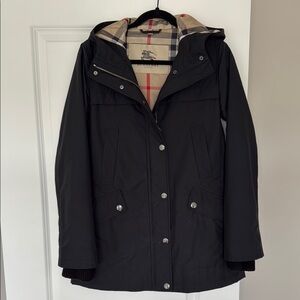 Burberry Black Hooded Jacket